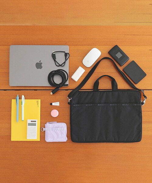 【新品未使用】レスポ LAPTOP CASEリサイクルドブラックJP TH LAPTOP CASE 15 リサイクルドブラックJP｜レスポートサックの