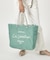 LARGE 2 WAY TOTE 2WAYセージグリーンスクリプト