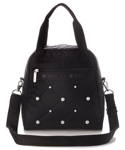 レスポ MINI DUFFLE W PEARLS （ブラックパール） レスポートサック