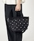 BUCKET TOTE W PEARLS2 ブラックパール