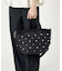 BUCKET TOTE W PEARLS2 ブラックパール