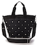 BUCKET TOTE W PEARLS2 ブラックパール