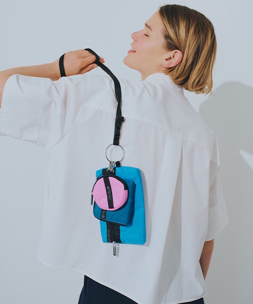 MULTI POUCH WRISTLET/モーヴ/ピーチブラッシュ レスポートサック LeSportsac MULTI POUCH WRISTLET （モーヴ