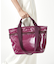 TWO HANDLE ZIP TOTE パープルベリーシャイン