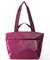TWO HANDLE ZIP TOTE パープルベリーシャイン