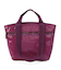 TWO HANDLE ZIP TOTE パープルベリーシャイン