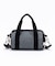 DENIM ROLL BAG ブラックデニム/レオパードシェルパ