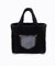 SMALL TWO WAY DENIM TOTE ブラックデニム/ブラックシェルパ