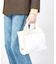 SMALL TWO WAY DENIM TOTE ホワイトデニム/クリームシェルパ