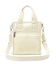 DENIM MINI N/S TOTE ホワイトデニム/クリームシェルパ
