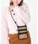 CROSSBODY PHONE BAG モカブラックハートエンブロイダリー