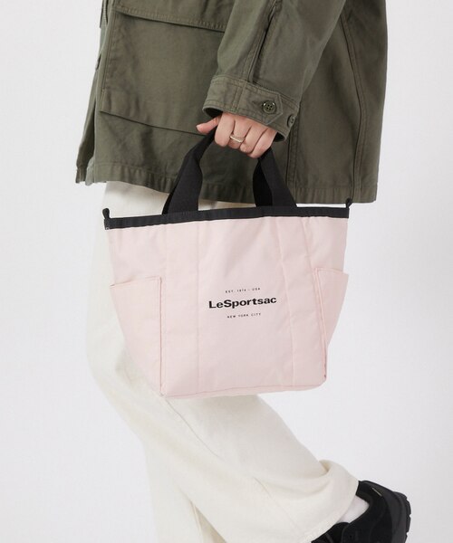 SM REVERSIBLE PKT TOTE 2ウェイピーチブラッシュ/サンダー