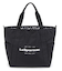 LG REVERSIBLE PKT TOTE 2ウェイブラック/ニュートラルレオパード