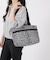 TWO HANDLE ZIP TOTE ニュートラルレオパード