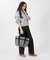 TWO HANDLE ZIP TOTE ニュートラルレオパード