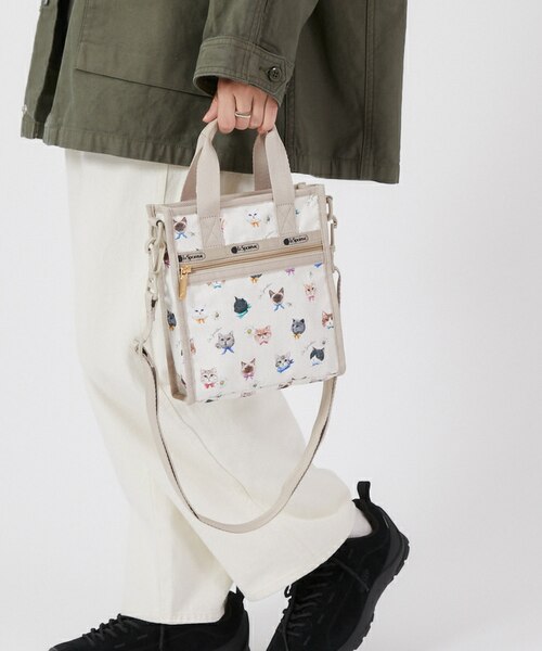 MINI N/S TOTE プレイフルキャッツ｜レスポートサックの通販｜&mall