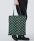 LARGE EMERALD TOTE デイジークロスグリーン