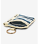 KEY CARD HOLDER ティールグリーンストライプ