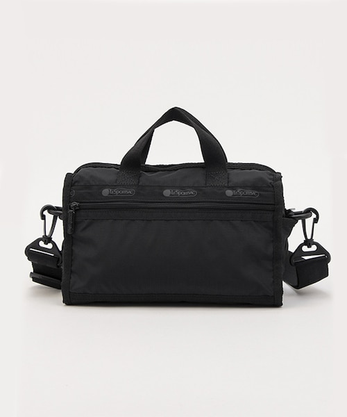 レスポートサック MINI DUFFEL CROSSBODY Solid Black Mini Duffel Crossbody Bag | LeSportsac