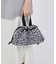 E/W CITY DRAWSTRING BAG  アップタウンレオパード/ブラック
