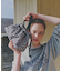 E/W CITY DRAWSTRING BAG  アップタウンレオパード/ブラック