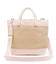TOP HANDLE CROSSBODY ピーチブラッシュラフィア