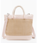 TOP HANDLE CROSSBODY ピーチブラッシュラフィア