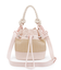 RAFFIA MINI BUCKET ピーチブラッシュラフィア