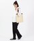 LARGE EMERALD TOTE レモンメレンゲ/サンダー