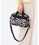 MINI DUFFEL CROSSBODY ラフィアゼブラ