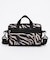 MINI DUFFEL CROSSBODY ラフィアゼブラ