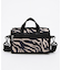 MINI DUFFEL CROSSBODY ラフィアゼブラ