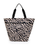 MARKET TOTE ラフィアゼブラ