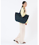 CARLIN ZIP TOP TOTE BAG ミッドナイトグリーン