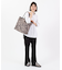 LARGE 2 WAY TOTE ラフィアゼブラ/ブラック