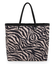 LARGE 2 WAY TOTE ラフィアゼブラ/ブラック