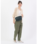 SMALL BUCKET BAG ミッドナイトグリーン/サンドバー