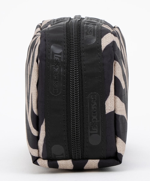 RECTANGULAR COSMETIC ラフィアゼブラ｜レスポートサックの通販