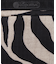 RECTANGULAR COSMETIC ラフィアゼブラ