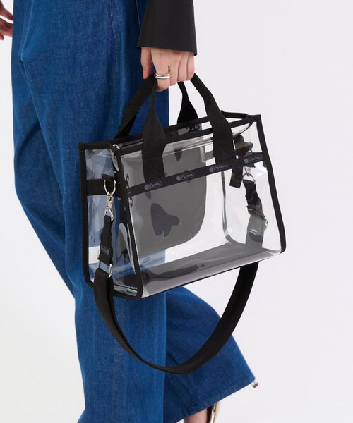 CLEAR MEDIUM TH TOTE クリアオニキス｜レスポートサックの通販｜&mall