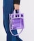 CLEAR MINI N/S TOTE クリアライラック