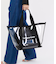 CLEAR E/W TOTE クリアオニキスロゴトート