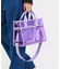CLEAR MEDIUM TH TOTE クリアライラック