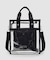 CLEAR MINI N/S TOTE クリアオニキス
