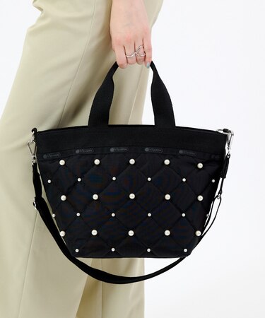 BUCKET TOTE W PEARLS2 ミッドナイトパール｜レスポートサックの通販 
