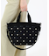 BUCKET TOTE W PEARLS2 ミッドナイトパール