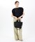 BUCKET TOTE W PEARLS2 ミッドナイトパール