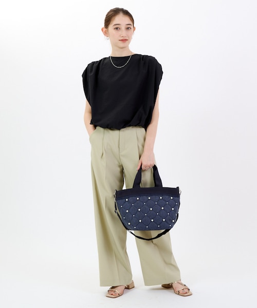 レスポートサック　トワイライトパール レスポートサック LeSportsac MINI N/S TOTE W/ PEARLS