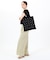 LG EMERALD TOTE W/ PEARLS ミッドナイトパール