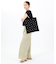 LG EMERALD TOTE W/ PEARLS ミッドナイトパール